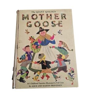Vintage The Giant Golden Mother Goose Book (1948)